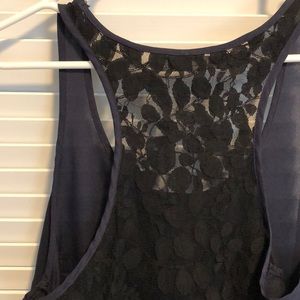 Patterson J. Kincaid Tops - Black and blue silk tank Patterson J. Kincaid Tops - Black and blue silk tank
